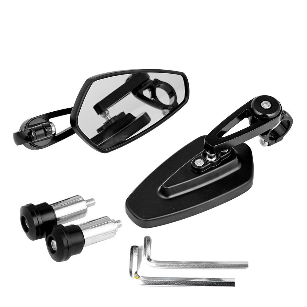 

7/8 22mm Handle Bar End Mirrors For YAMAHA MT09 MT 09 MT-09 R1 R6 R15 R25 R1 6 Rearview Mirror Handlebar End Retroviseur Moto Mt чорний