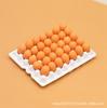 Simulation Mini Egg Holder Kitchen Food Miniature Supermarket Model Ornament Doll House Props Play House Small Toys