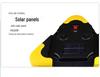 Solar-Powered Triangle Emergency Warning Light for Vehicles