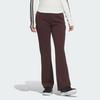 Adidas FW24 Doubleknit Flare Modern Series Fashion Logo Knit Sports Pants Women Pants Dark-Gray Brown JX6841