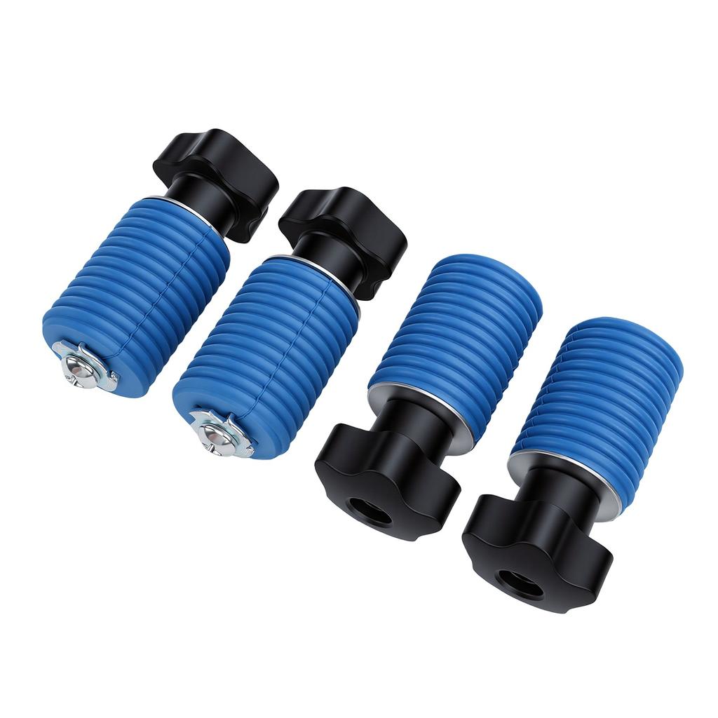 4PCS ATV Anchors Blue Color Lock and Ride Tie Down Anchors Replacement for Polaris RANGER GENERAL with 1 7 16in Hole