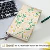 Fabric-Textured A6 Patterned Planner: Compact, Thickened Pocket Diary for Office and Business.