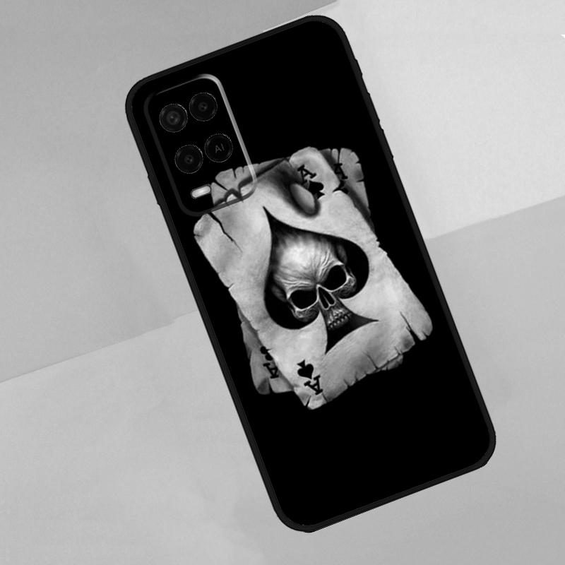 Poker Playing Card For Oppo A40 A60 A80 A18 A38 A58 A78 A98 A79 A16 A76 A96 A15 A74 A94 A54 A77 A17 Phone Case