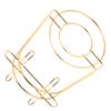 Mug and Saucer Draining Rack Iron Cup Holder Strong Loading Household Cup Bracket Compact Kitchen Organizer Easy Cleaning
