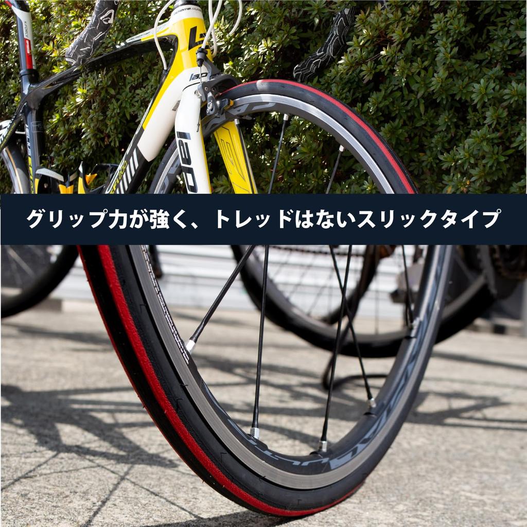 Pneumatici per Bicicletta GORIX 700c per Bici da Strada e Cross Pneumatici Slick Clincher (Passione) (Nero, 28c)