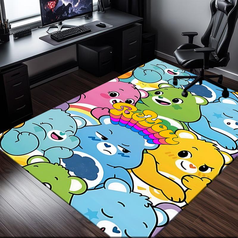 1PC Love Bears Rug for Livingroom,Bedroom, Palyroom, Chair Rug, Area Rug, Game Carpet, Large Size Rug Fan Christmas Gift