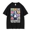 Y2K T-Shirt Streetwear Sommer Hannah Montana Logo T-Shirt Unisex Damen Lässig Kurzarm T-Shirt Unisex Mode Ästhetik Trend