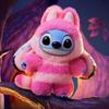 POP MART Stitch Collection Plush Charm Vinyl Mystery Boxes Single Mystery Box/Full Box 9 Pcs PPMT-2602-0009