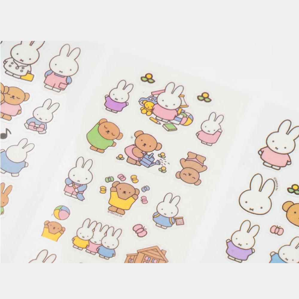 Miffy tegelase kleebised (3 lehte)