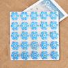 25pcs New Year Christmas Theme LED Luminous Brooch Pin Badge Party Favors DIY DecorationBlue Snowflake