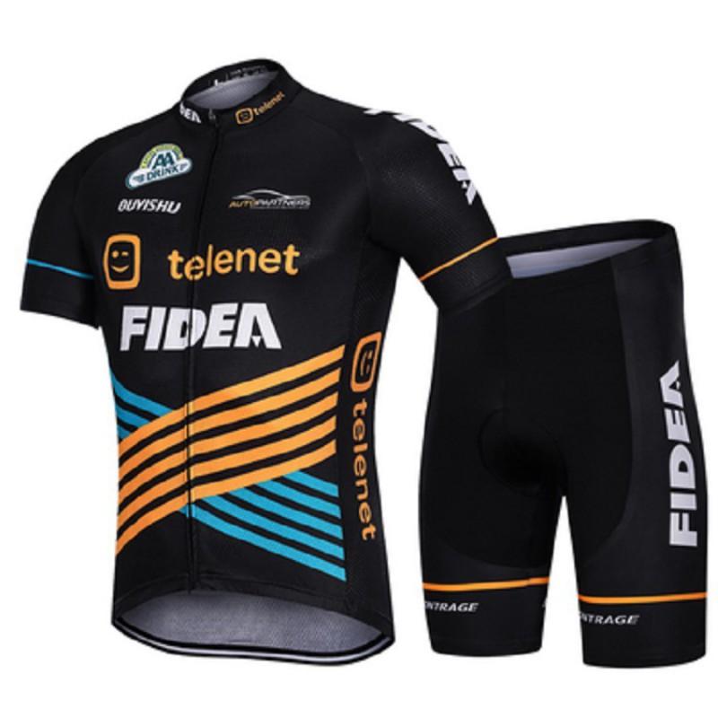 Mens Cycling Jersey Set Short Sleeve Road Bike Outfit Breathable Riding Gear