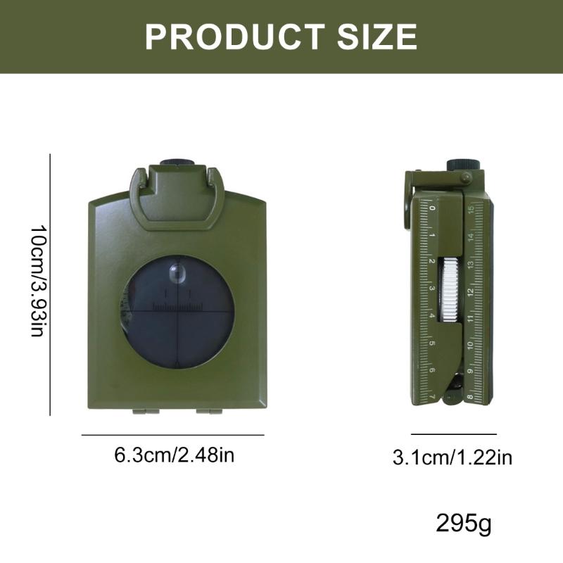 Luminously Compasses Professional Compasses High Precisions Metal Sighting Navigation Tool Camping Navigation Equipment
