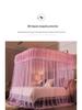 2025 Liftable Princess Style Three-Door U-Shaped Mosquito Net Canopy, Floor-Standing One-Piece Design