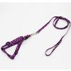 Pet Leash & Harness Set with Bone Print for Dogs & Cats