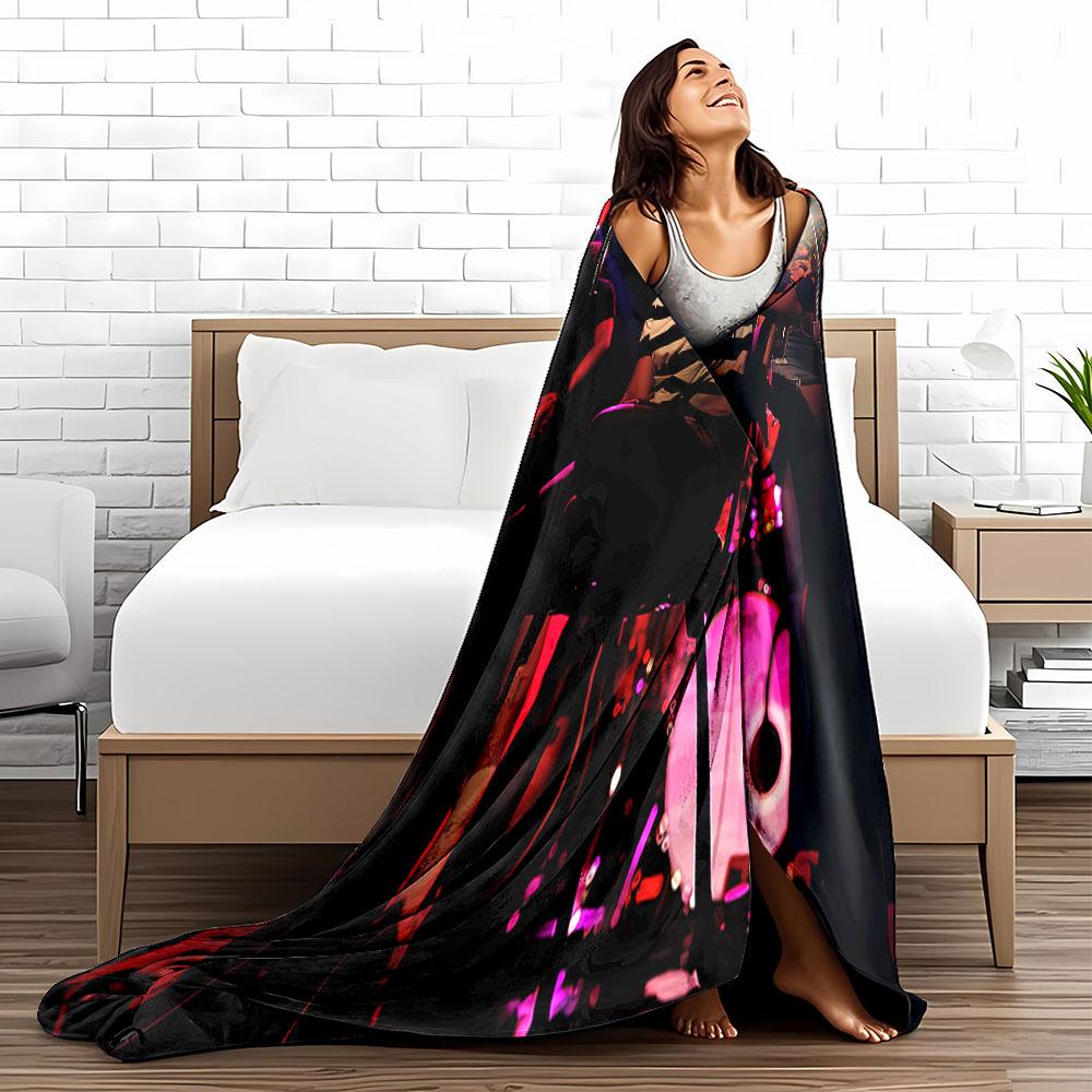 Live Performance Scene Blanket for All Seasons Blanket Lunch Break Throw Gift