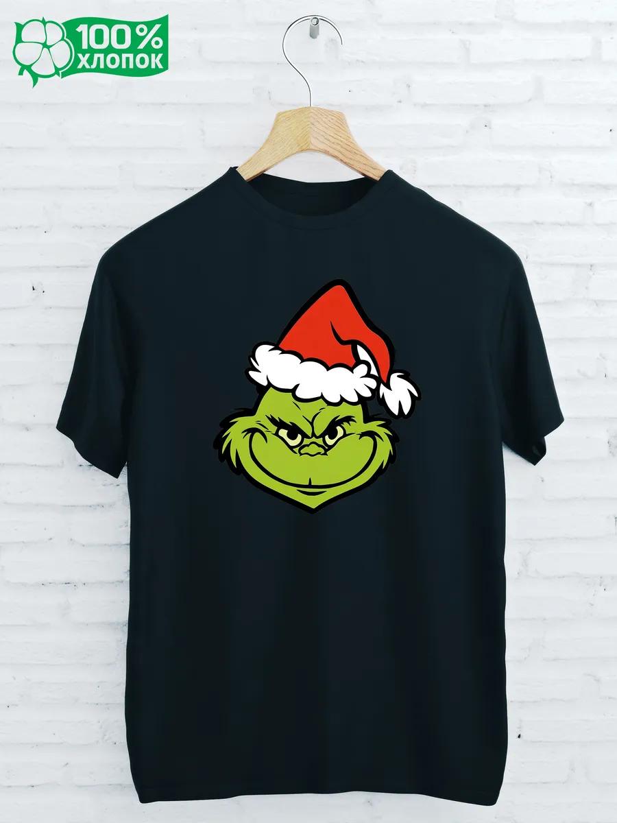 T-shirt with THE GRINCH NEW YEAR print S