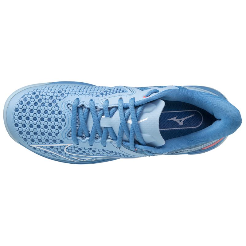 Mizuno Wave Exceed Tour 5 AC Comfortable Non-Slip Durable Low-Top Tennis Shoes Women sneaker Blue 61GA227121
