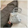 Schoolbag1011 spring new lace women's backpack sweet sister Korean polka dot casual personality foreign style small backpack