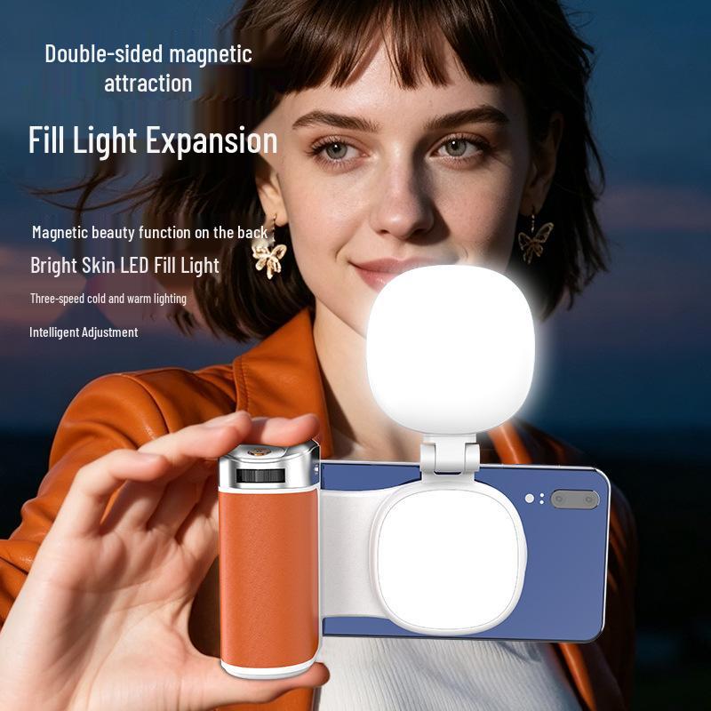 Bluetooth Magnetic Selfie Stick & Stabilizer with Remote Control for Universal Phone Vlogging