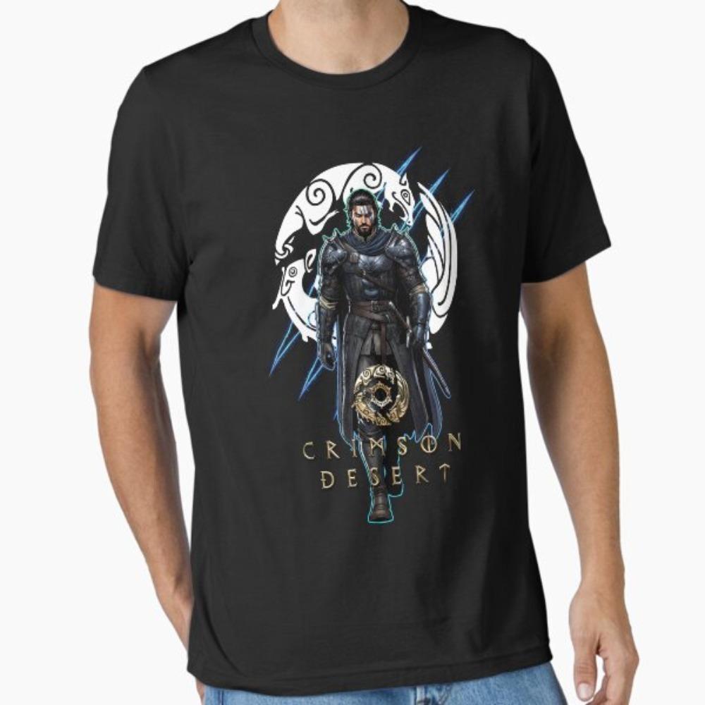 New Crimson Desert Open World Games Men's 100_ Cotton T-Shirt Oversized Graphic Tee Unisex Casual Chic
