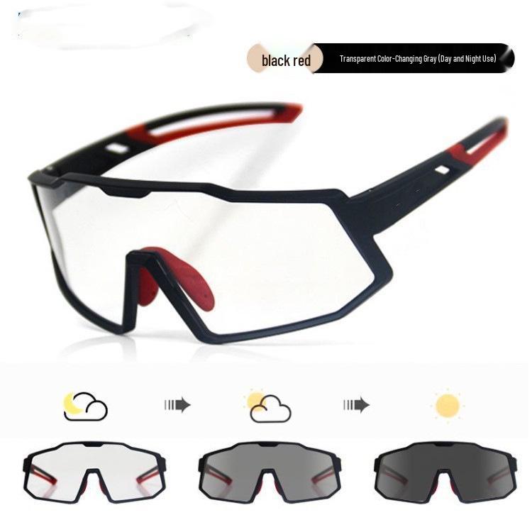 Day & Night Cycling Glasses, UV Protection, Smart Color-Changing Polarized Sunglasses for Driving & Fishing