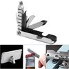 11 In 1 Keychain Multitool Screwdriver Bit Folding Multi Tool Bottle Opener Portable Pocket Tool for Outdoors Camping