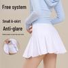 Women's Athletic Pleated Skirt with Inner Shorts