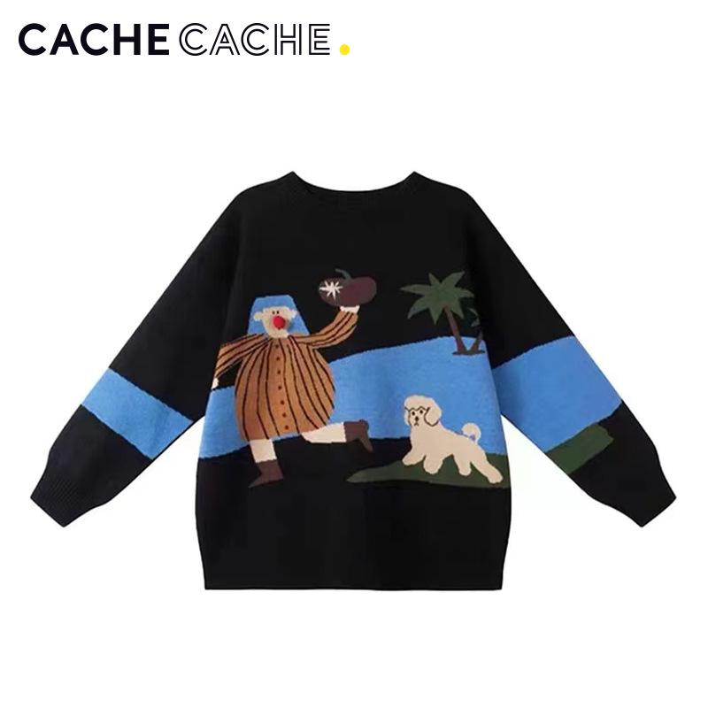 

Women s Trendy Black Ice Silk Sweater & Base Shirt - Early Autumn 2023 Fashion M (Recommended 95-110 lbs) чёрный