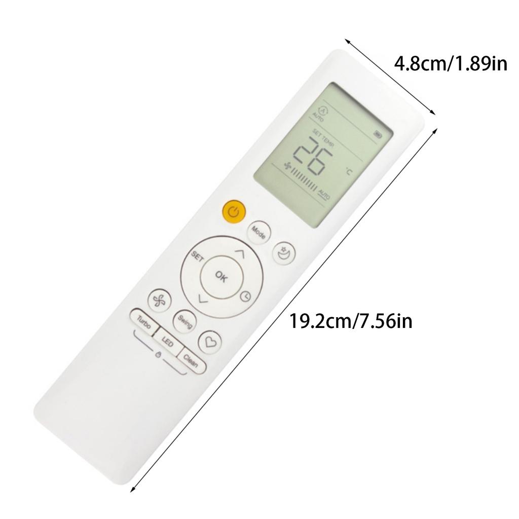 Upgraded Air Conditioner AC Remote Control Large Screen Air Conditioner Remote Control Low Consumption for RG10B BGEF