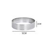 Round Stainless Steel Tart Rings 5-10cm DIY Cake/Baking Tools Biscuit/Pastry Moulds Practical for Dumpling Cutting Dessert Dishe