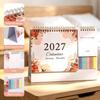 2027 Creative Desktop Calendar: Self-Discipline Planner & Check-in Desk Ornament