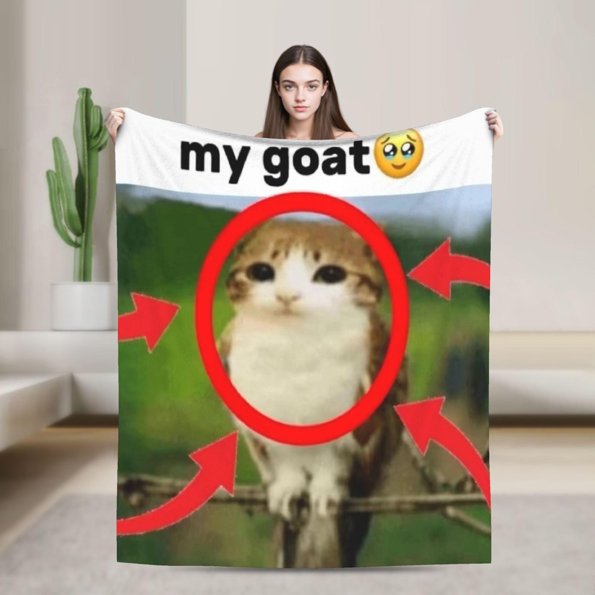 Helenal Unisex Meowl Cat Owl Meme Blanket Super Soft Street Trend Plush Bedding Throws For Outdoor Travel Office Flannel Bedspread Bed Cover
