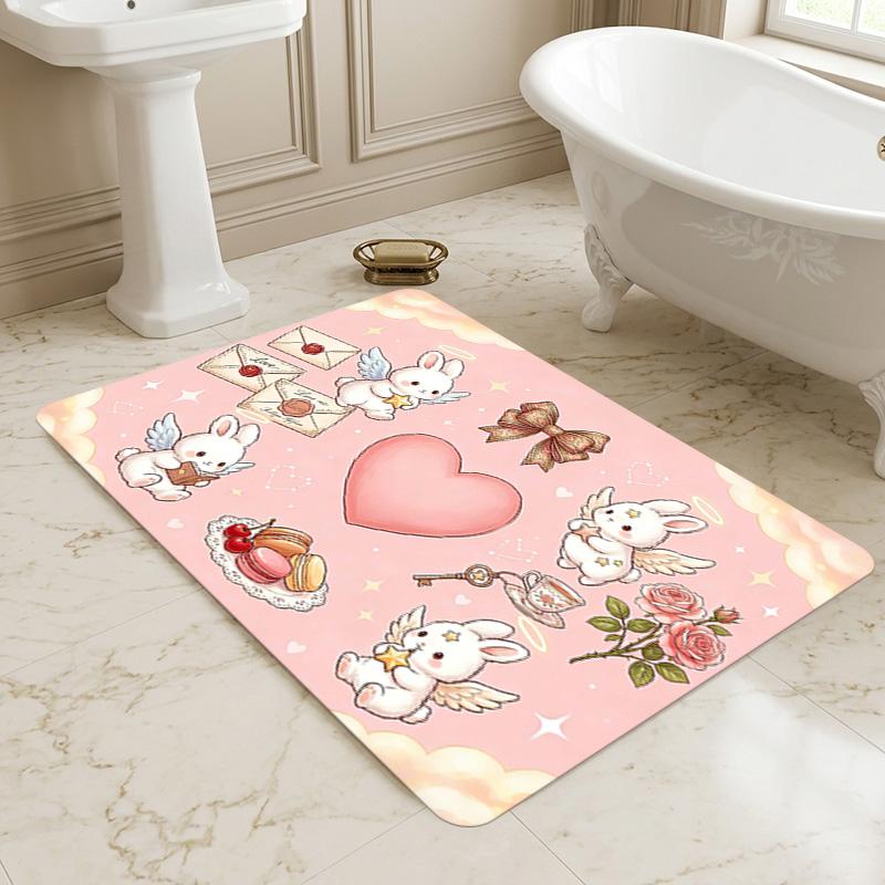Angel Love Living Room Nonslip Area Rug Soft Carpet For Bedroom Game Playroom Sofa Office Home Decor Doormat Christmas Gift C92916