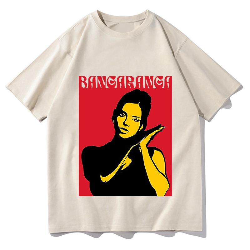 Dara Bangaranga Tshirts Pure Cotton Casual Tshirts Summer Comfortable Female Tees Loose Fashion Oneck Unisex Tees Streetwear