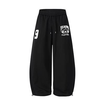 American Retro Streetwear Sweatpants Loose Hip Hop Cut Pants Teens