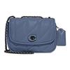 Pillow Madison 24 Quilted Turnlock Chain Crossbody Bag Women Bags Washed-Denim C8560-V5D61