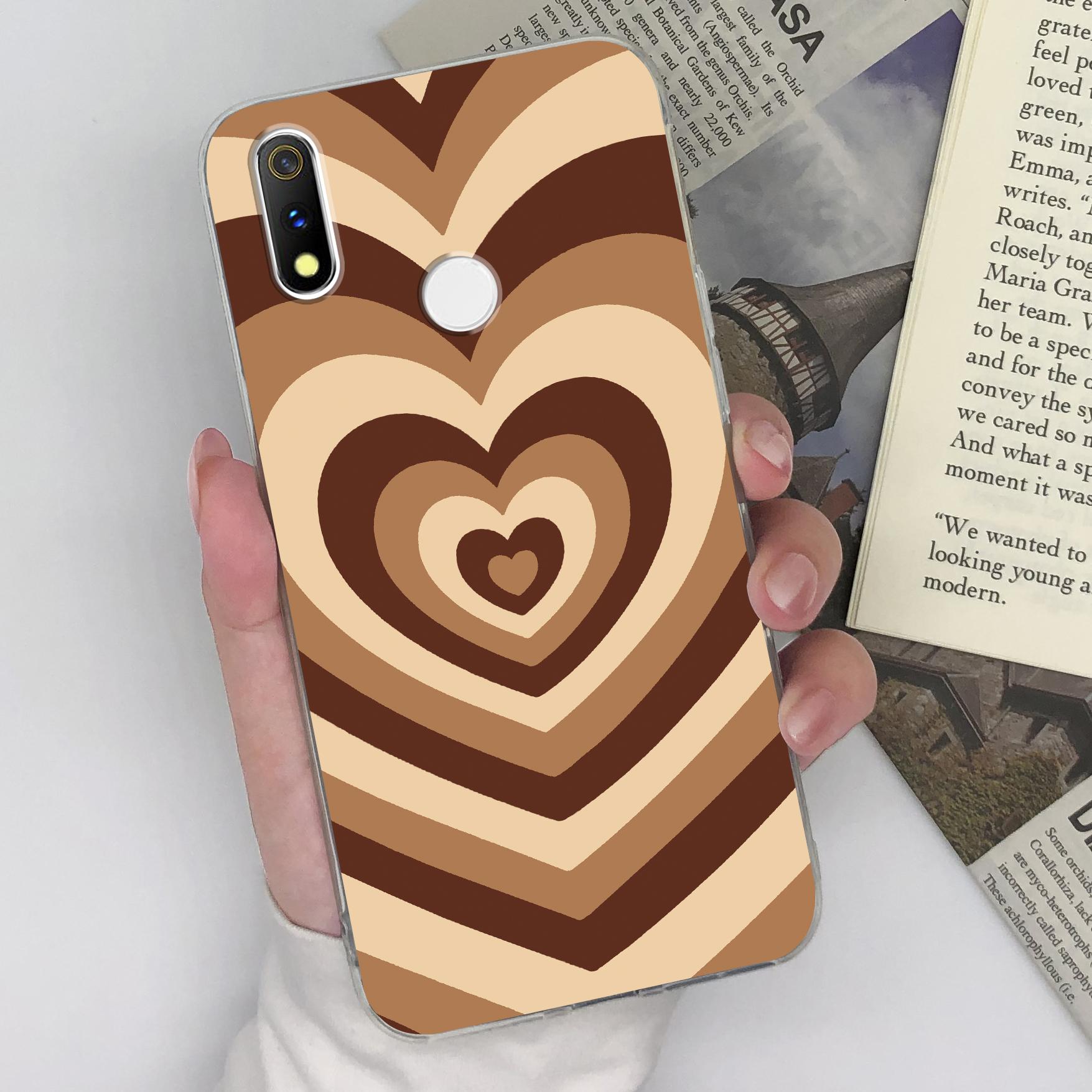 

Для Oppo Realme 3 5 5i 6 6i 7 8 9 V3 V5 X X2 X7 Pro прозрачный чехол для телефона модный Love Heart мягкий тонкий силиконовый противоударный защитные чехлы для Oppo Shell Oppo K5