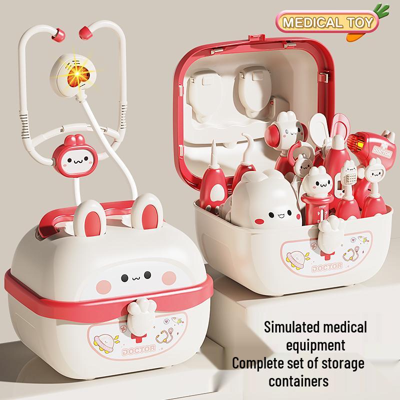 Kids' Medical Play Set with Stethoscope & Syringe - Light-Up Doctor Toy for Boys & Girls, Trending Hot Toy