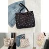 Trendy Street Canvas Tote Bag 2024 Spring New Large Capacity Minimalist Fashion Academy Style Handbag