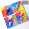 400pcs Handmade Colorful Folded Paper Scrapbooking Constellations Origami Paper  Decorations
