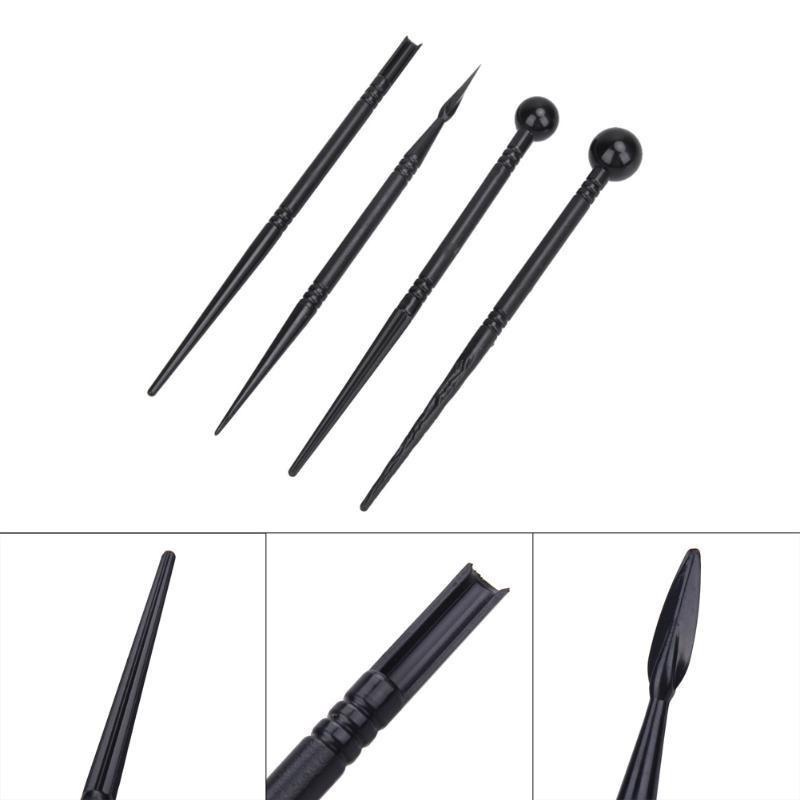 DIY Baking Cake Decorating Tools Kitchen Carved Pens Biscuits Cake Flower Modelling Pen 4pcs/set