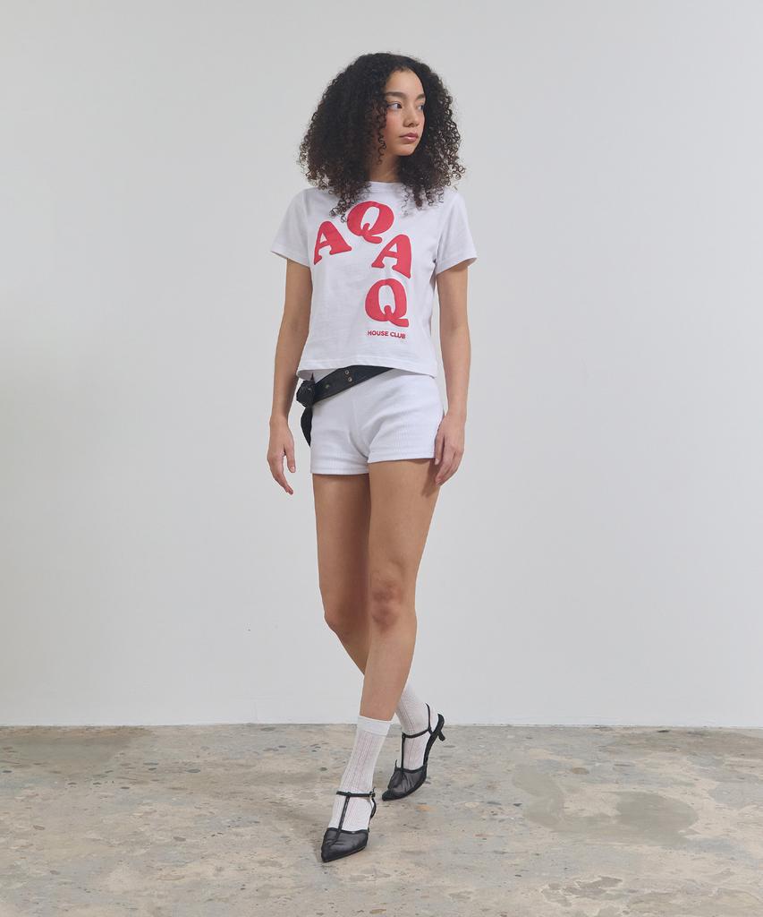 Eikyueikyuhauseukeulleob Puzzle Big Logo T-Shirt [White]