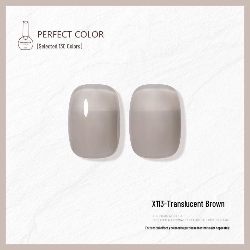 Nail Gel Polish: 130 New Nude & Bright Colors - Ice Translucent, Phototherapy, Glitter, Cat Eye Finish
