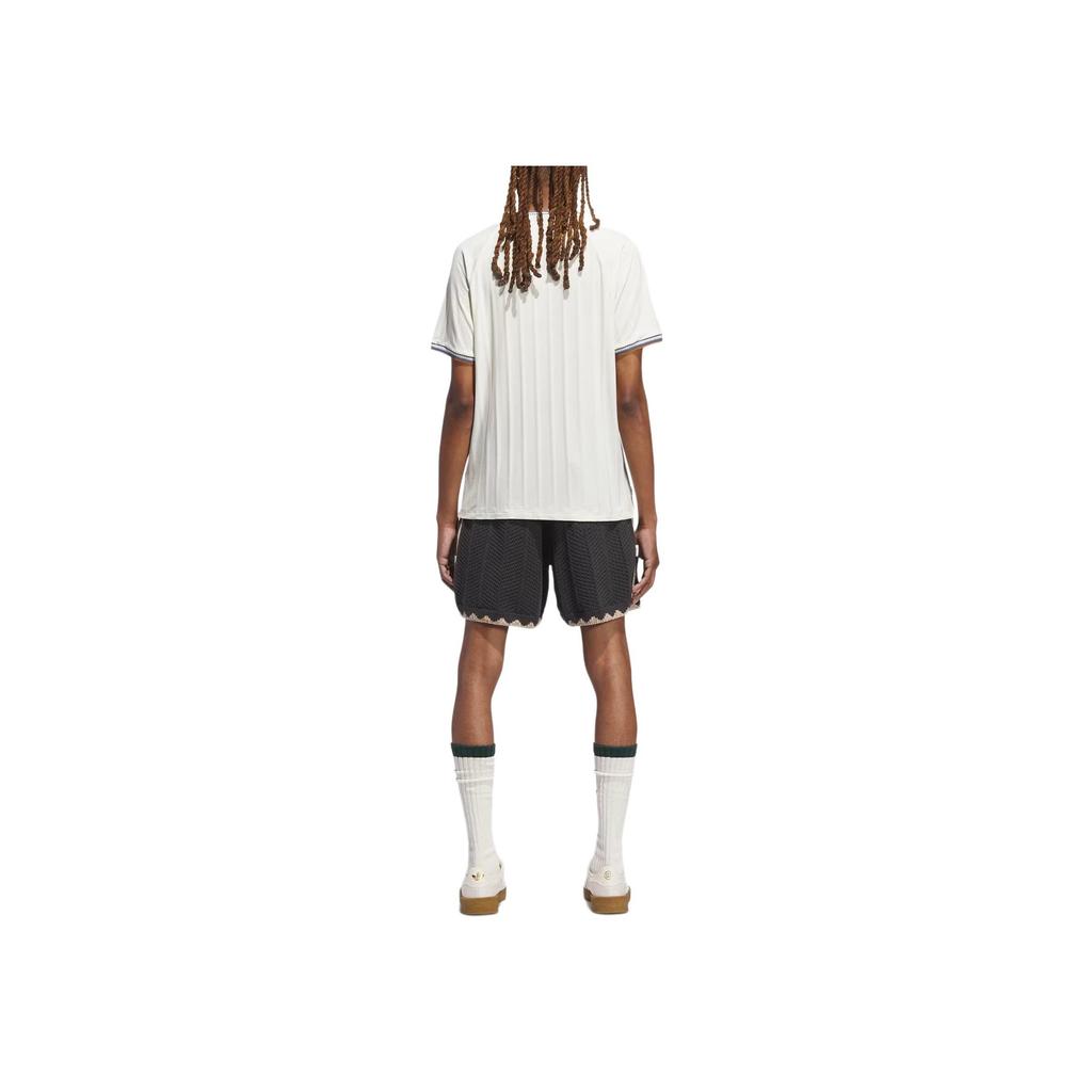 adidas Originals X CLOT Collaboration Gender Neutral Crochet Shorts By Edison Chen Unisex Shorts Carbon-Black JP1600