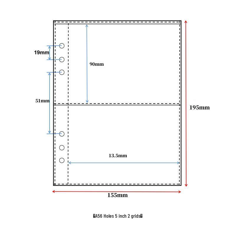 Stargazing Puppy Plush A6 Photo Album - 6-Hole, Four-Pocket Polaroid & Card Storage