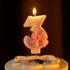 2025 Creative Lotus Birthday Number Candles for One-Year-Old Boys & Girls
