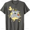 Cool Bulldog Smoke Cigar with Hat T-Shirt Clothes Shirts for Gothic Unny Outdoors High Quality Cotton Short-sleev Unisex