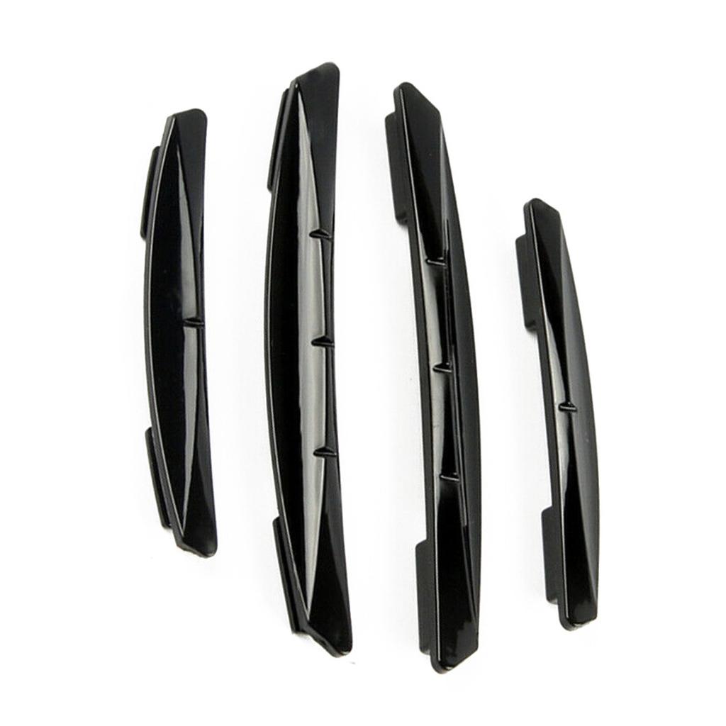 4 st/förpackning Bil Kollisionsskyddslist Bil Dörrskydd Dörrkant Trimskydd Styling Lister Anti-Rep Klistermärke