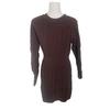 Women's Fall Winter Crew Neck Long Sleeve Bodycon Knit Dress