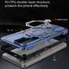 KEYSION Shockproof Magnetic Case for Samsung S26 Ultra 5G Upright Live Metal Ring Stand Phone Back Cover for Galaxy S26 S26+Plus